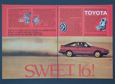 1984 PRINT AD Toyota Corolla