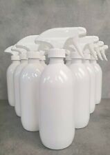 10x 500ml Empty Plastic Trigger Bottle Car Cleaning Hand Spray Garden White Pet