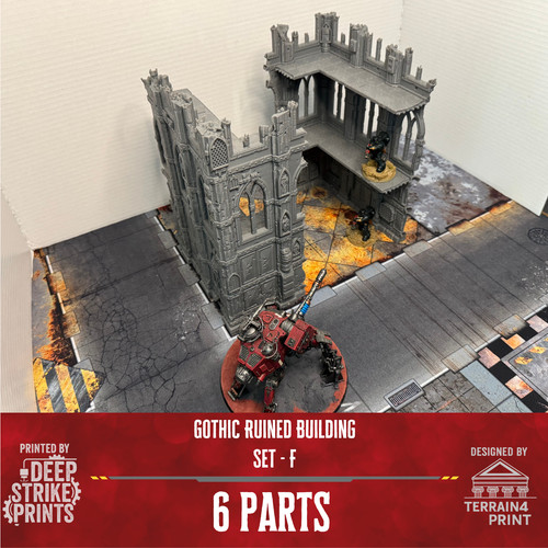 Gothic ruined building - ruined,