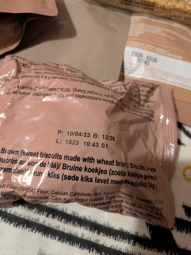 British army ration packs - ration, mres