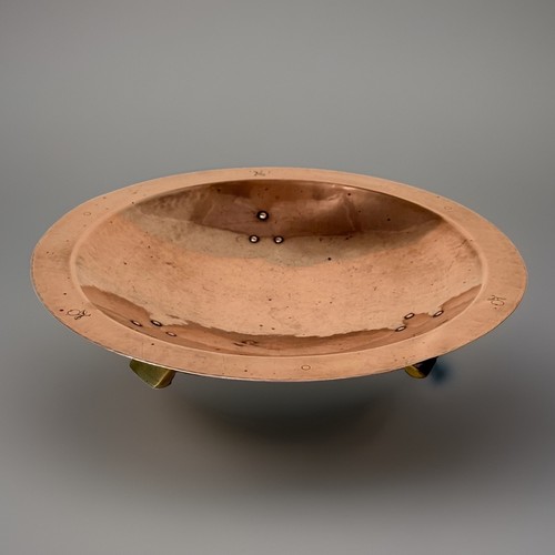 Arts crafts copper bowl - arts,