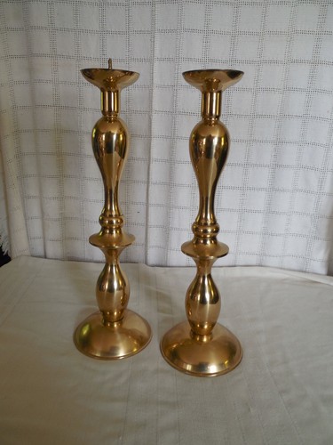 Nice large brass - , candle