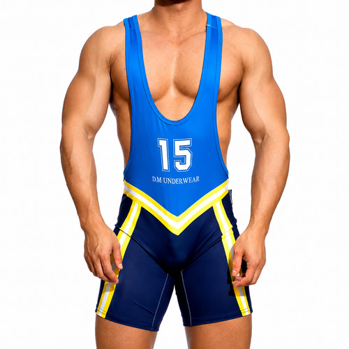 Men wrestling singlet - d.m, men's