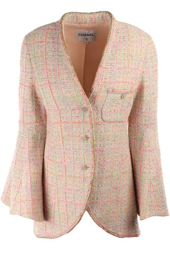Chanel multi 2024 tweed jacket - chanel,