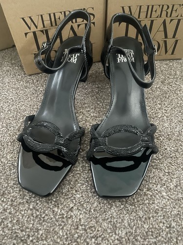 Size elegant black patent - size,