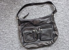 Rowallan black leather bag