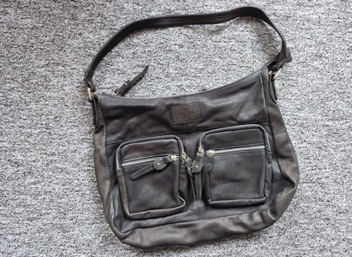 Rowallan black leather - , bag