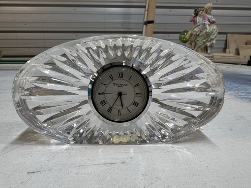 Waterford crystal clock - waterford, oval
