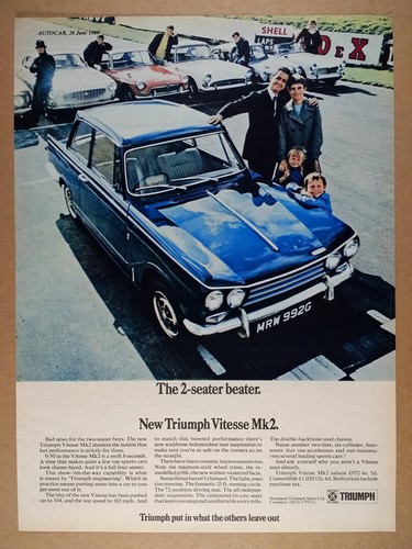 1969 triumph vitesse mk2 - vitesse, color