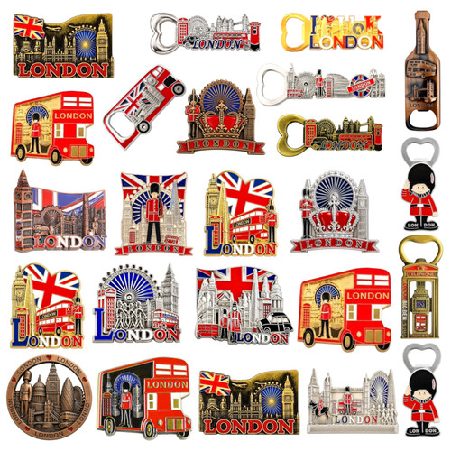 London fridge magnets souvenir - fridge,