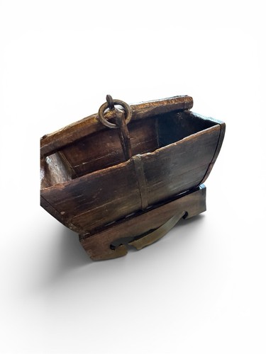 Large primitive wooden stave - primitive,