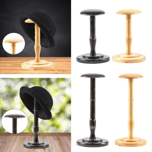 Hat display stand wooden - display,