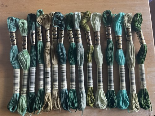 Dmc embroidery threads x15 - embroidery,
