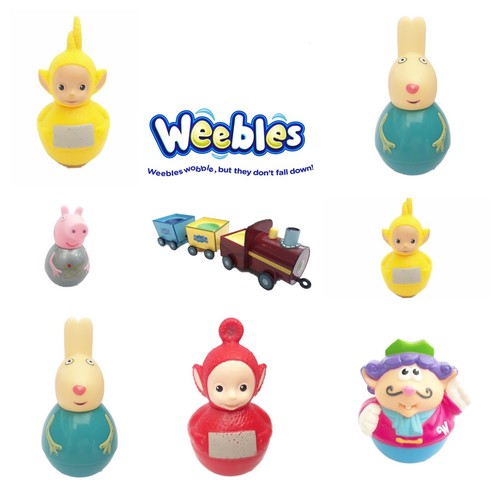 Weebles wobbles toy bundle - bundle, –