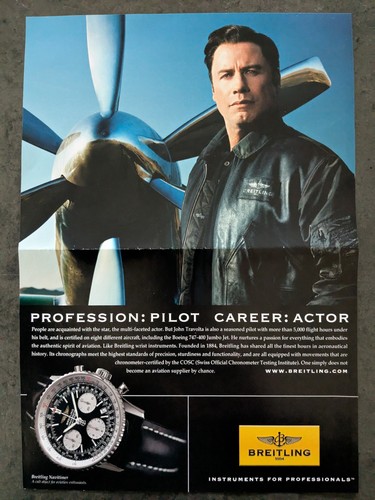 John travolta breitling watch - travolta,