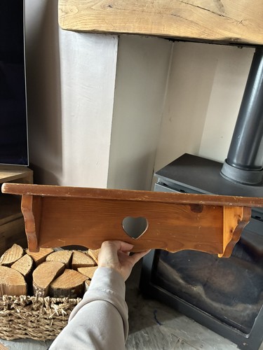 Vintage 90s wooden - , pine