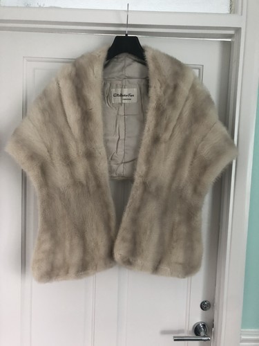 Vintage real mink fur stole - real,