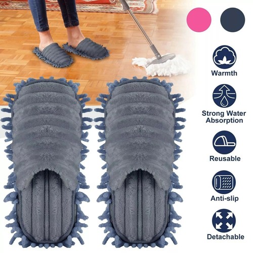 1pair mop slippers lazy floor - mop,