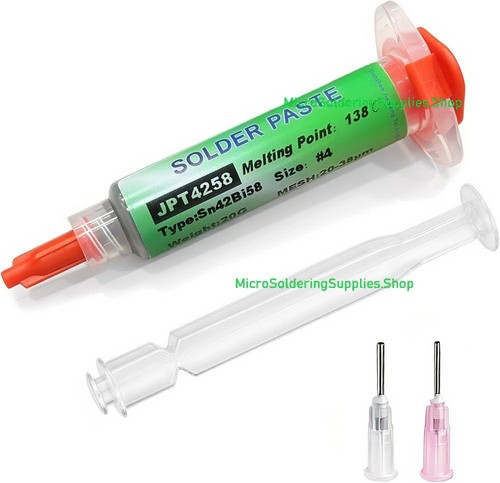 Jpt 4258 solder - paste, sn42bi58