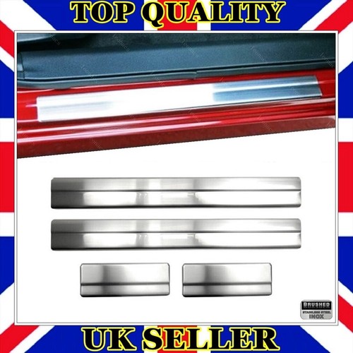 Chrome door sill protector - door,