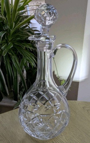 Dartington crystal claret jug