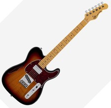 G&L Tribute Series ASAT Classic Bluesboy Semi-Hollow Electric Guitar, 3-Tone Sun