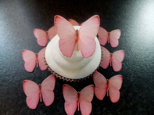 Precut edible pink - pink, (8)