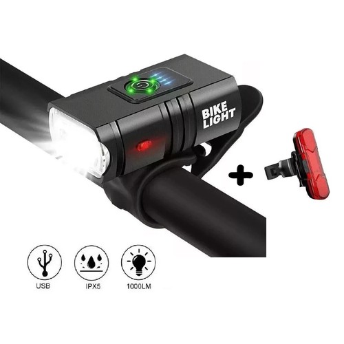 Led mountain bike light usb - led,