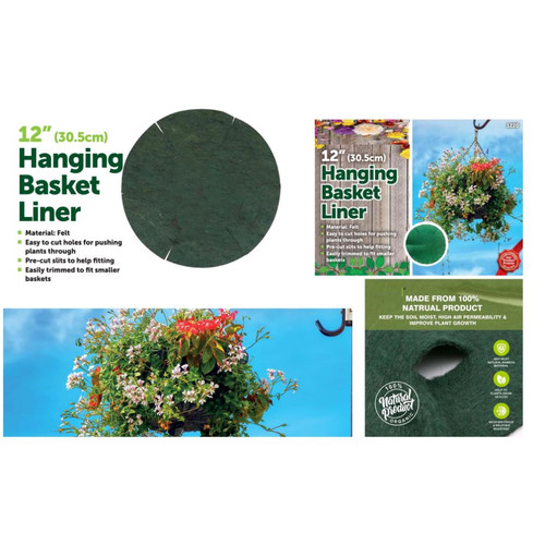 Green jute hanging - green, basket