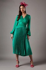 Coast Green Midi Dress Womens