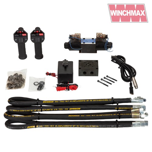 Wireless hydraulic winch - hydraulic,