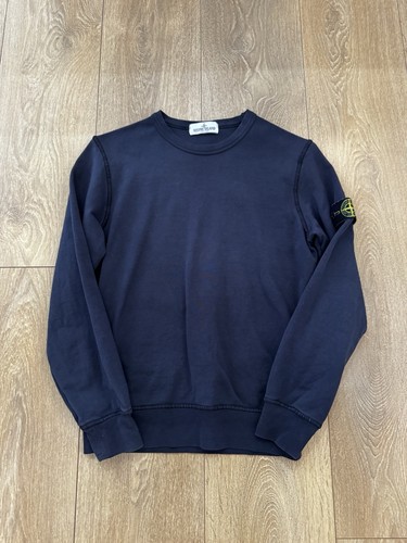Navy blue stone island