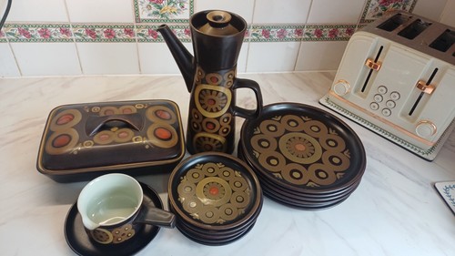 Denby retro geometric ceramic - denby,