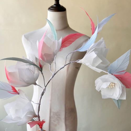 Colours feather fascinators - colours,