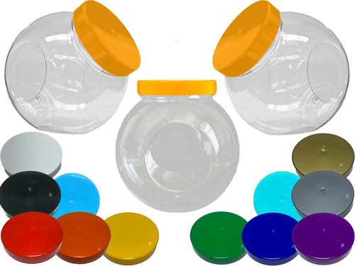 Large plastic storage jar food - storage,