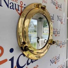 Golden Finish Boat Window