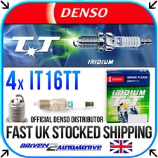4x DENSO IT16TT IRIDIUM TT SPARK PLUGS FOR MAZDA MX-5 Mk III (NC) 1.8 03.05-