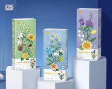 Loz Brick Building Block Flower Bouquet - Eternal Flowers - Self MOC