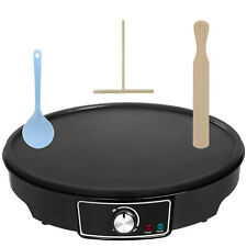 Ovation Electric Crepe Maker / Pancake Maker Non Stick with Utensils 1000W