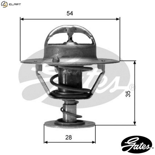 Thermostat coolant th04277g1 - thermostat,