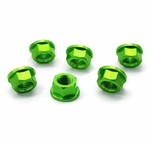 Rear sprocket nuts green for - sprocket,