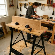 Foldable Wooden Workbench
