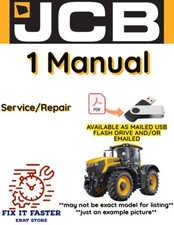 JCB 7230 FASTRAC TRACTOR SERVICE REPAIR SHOP MANUAL PDF USB