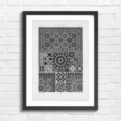 Vintage mauresque islamic tile - islamic,