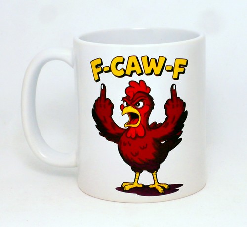 Caw rooster mug - f-caw-f,