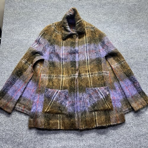 Vtg scottish mohair cape - mohair,
