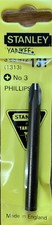 Genuine Stanley Yankee Phillips No.3 screwdriver bit #131 3-68-912 (1313)