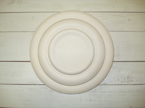 Plain plaster ceiling rose - ceiling,