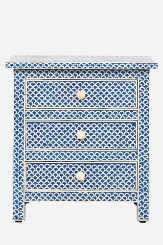 Dark blue bone inlay - dark,