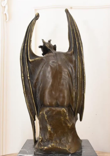 Bronze satan sculpture devil - bronze,